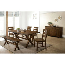 Cargar imagen en el visor de la galería, Woodworth Walnut Padded Side Chair (2/CTN)