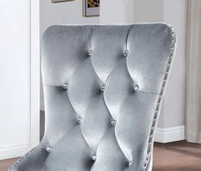 Cargar imagen en el visor de la galería, ADALIA Wingback Chair (2/CTN), Silver/Dark Gray