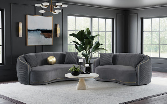 Brookside Sofa Set (Sofa and Loveseat)