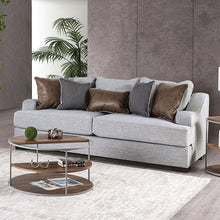 Cargar imagen en el visor de la galería, SKYLINE Sofa, Light Gray/Brown
