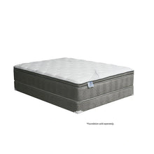 Cargar imagen en el visor de la galería, STORMIN White/Gray 13" Euro Pillow Top Mattress, Cal.King