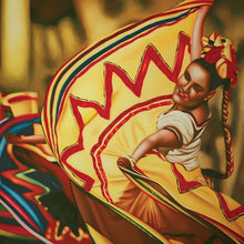 Cargar imagen en el visor de la galería, Danza Folklorica Printed Canvas Painting