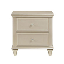 Cargar imagen en el visor de la galería, Celandine 2 Drawer Nightstand in Silver 1928-4