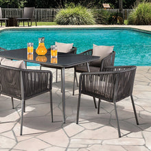 Cargar imagen en el visor de la galería, Tushari 8 Pc. Outdoor Dining Set