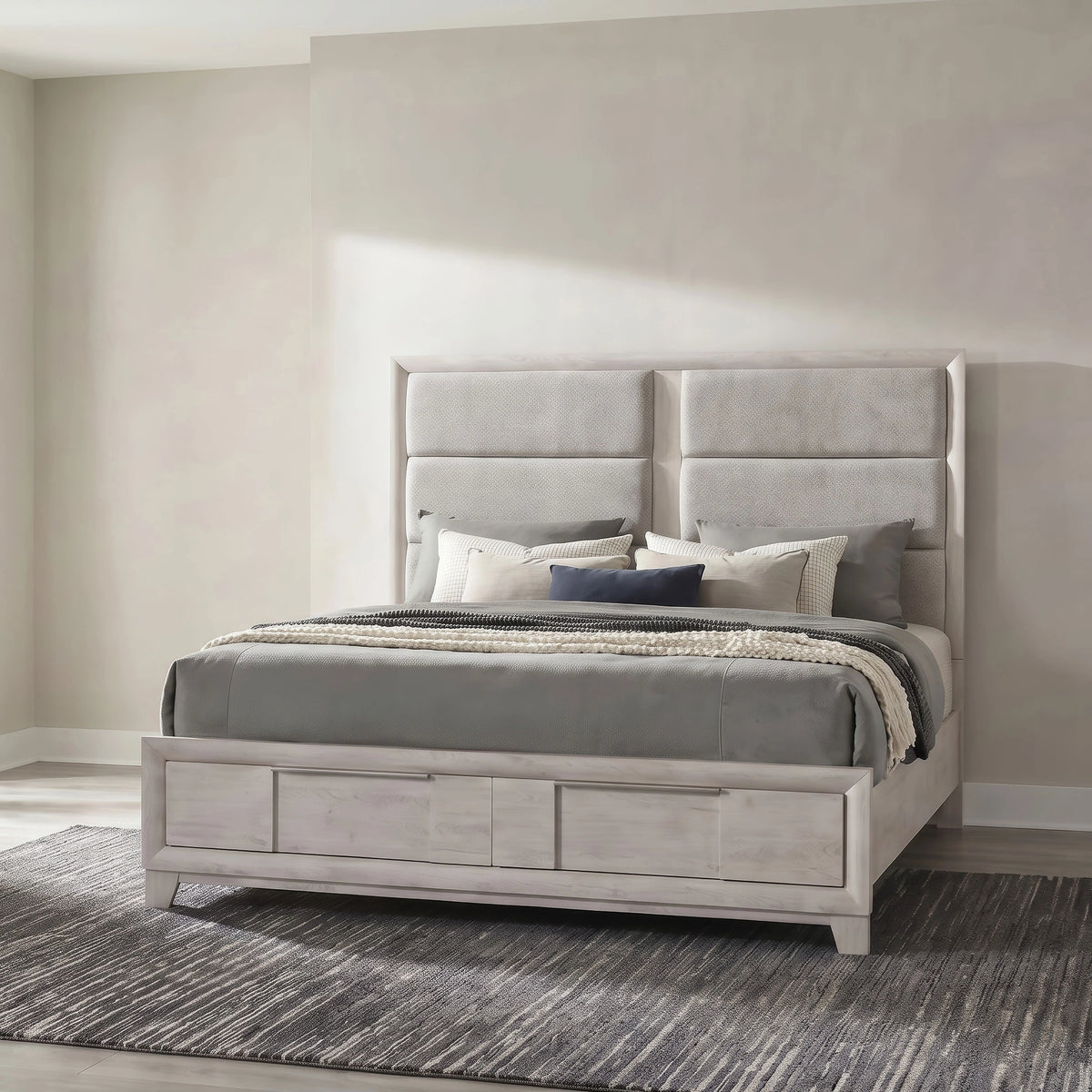 Farre Upholstered Storage Platform Bed