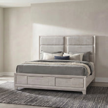 Cargar imagen en el visor de la galería, Farre Upholstered Storage Platform Bed