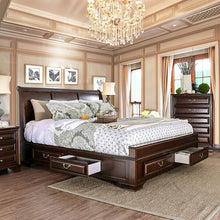 Cargar imagen en el visor de la galería, Brandt Brown Cherry Cal.King, E.King &amp; Queen Bed