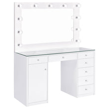 Cargar imagen en el visor de la galería, Acena Makeup Vanity Table with LED Mirror Set