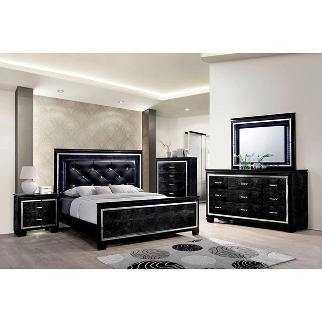 BELLANOVA Black Cal.King, E.King, & Queen Bed