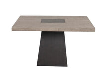Load image into Gallery viewer, Broager 5 Pc Dining Table Set (White Caster Chairs) Walnut