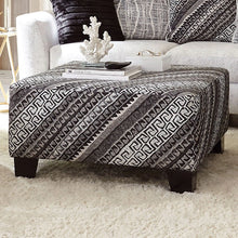 Cargar imagen en el visor de la galería, EIMEAR Ottoman, Off-white/Black