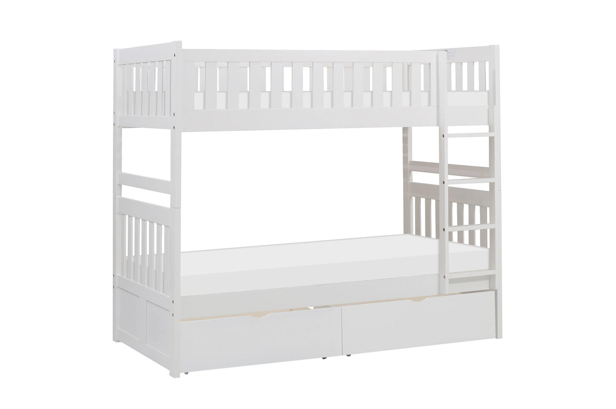 Galen-(4) Twin/Twin Bunk Bed with Storage Boxes image