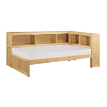 Cargar imagen en el visor de la galería, Bartly-(3) Twin Bookcase Corner Platform Bed image