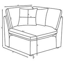 Cargar imagen en el visor de la galería, Hobson Corner Chair