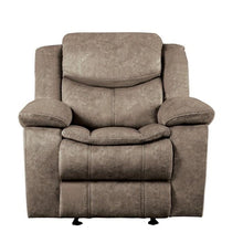 Cargar imagen en el visor de la galería, Bastrop Glider Reclining Chair in Brown 8230FBR-1