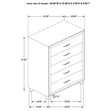 Load image into Gallery viewer, Melody Chest of Drawers