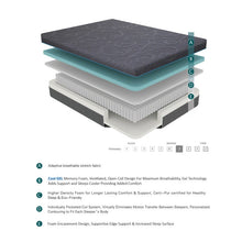 Load image into Gallery viewer, MT-H11CK - 11" California King Gel-Infused Memory Foam Hybrid Mattress