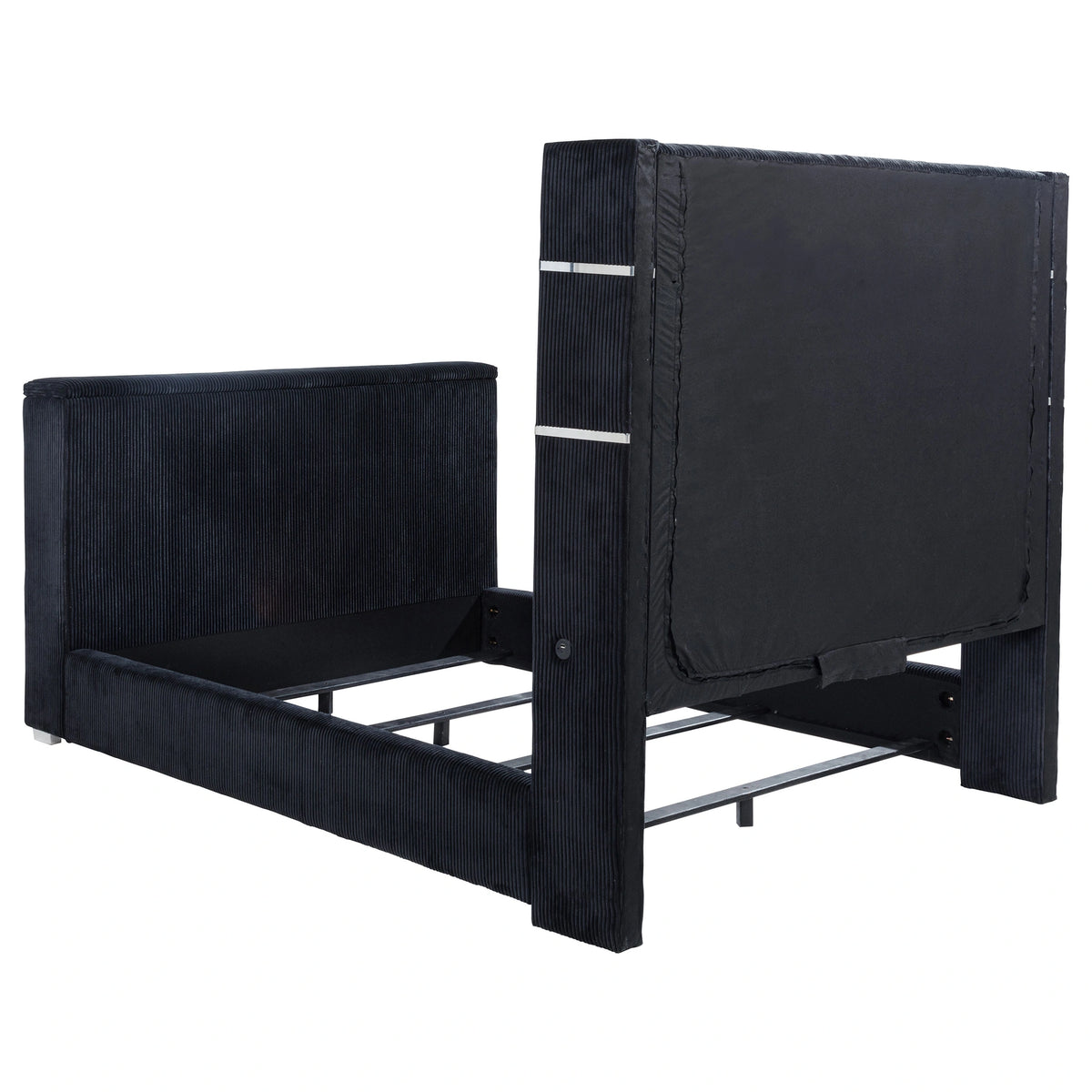 Tisdall Wingback TV Bed with Flame Visualizer