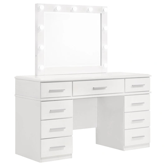 Felicity Makeup Vanity Table with LED Mirror Set