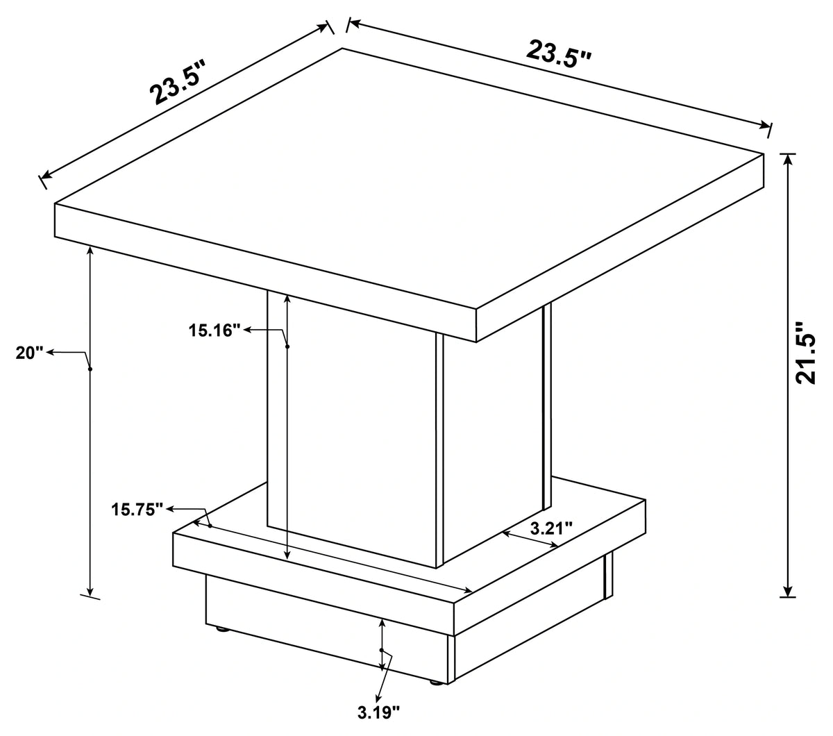 Reston End Table