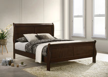 Cargar imagen en el visor de la galería, Louis Philippe Sleigh Panel Bed