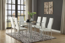 Load image into Gallery viewer, HE5538W - Marble like 7-Pcs Dining Set (CLEARANCE SALE)