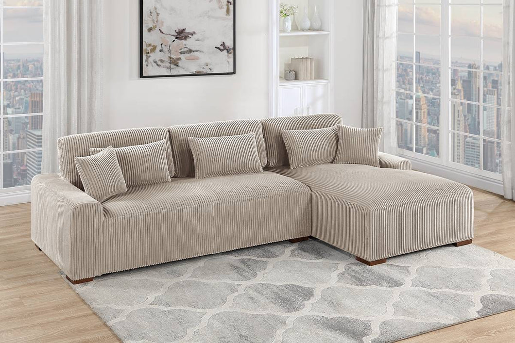 POUF8456 2-Piece Sectional Set XL