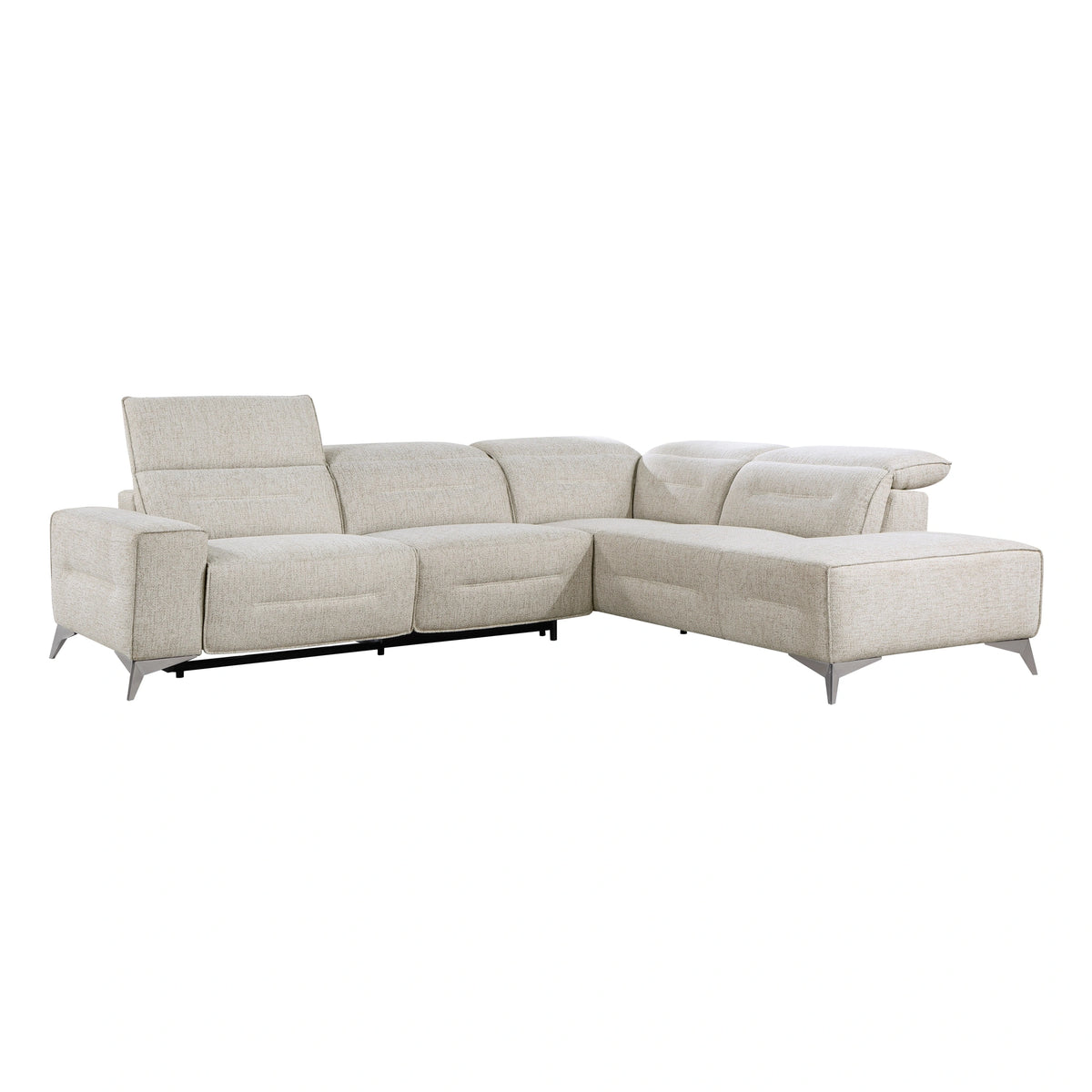 Adahlia-(2)2-Piece Power Reclining Sectional with Right Chaise image