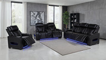 Cargar imagen en el visor de la galería, Zuma Dual Power Reclining Loveseat