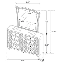 Cargar imagen en el visor de la galería, Lorient LED Dresser with Mirror