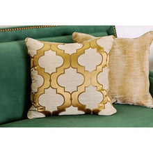 Cargar imagen en el visor de la galería, VERDANTE Emerald Green/Gold Sofa