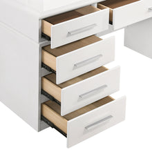 Cargar imagen en el visor de la galería, Felicity Makeup Vanity Table with LED Mirror Set