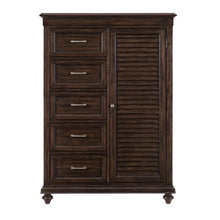 Cargar imagen en el visor de la galería, Cardona Wardrobe Chest in Driftwood Charcoal 1689-10
