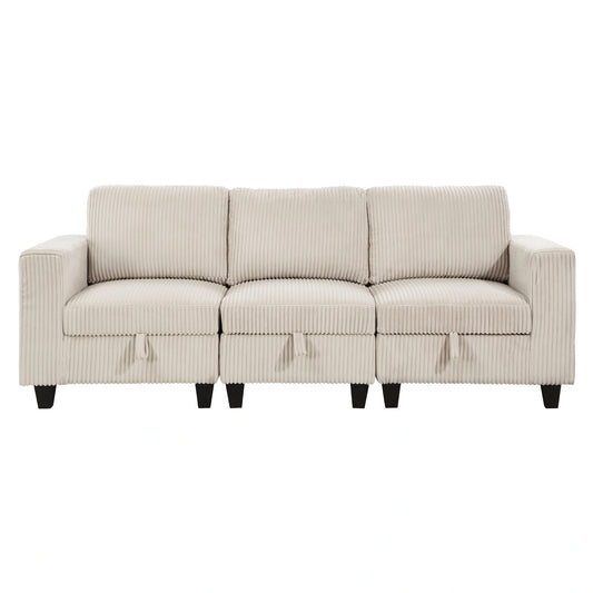 Walterboro-(3)Sofa with Storage, Storage Pouches and Charging Ports image
