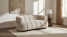 Cargar imagen en el visor de la galería, Whitney Woven Fabric Upholstered Loveseat