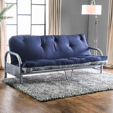 Cargar imagen en el visor de la galería, Aksel Black/Red Futon Mattress, Black, Red &amp; Gray