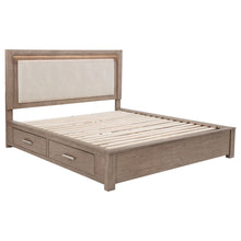 Load image into Gallery viewer, Kenora Panel Platform Storage Bed with LED Lighting