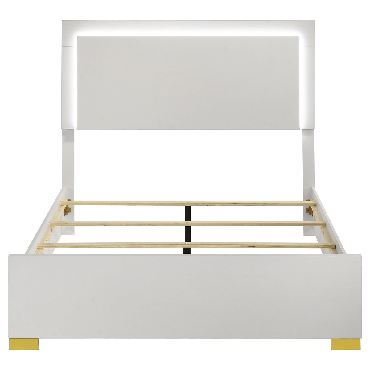 Marceline Panel Bed with LED Lighting