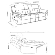 Cargar imagen en el visor de la galería, Bahrain Power Reclining Sofa