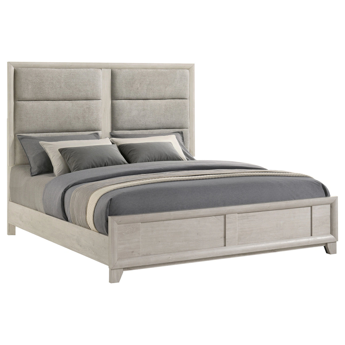 Farre Upholstered Platform Panel Bed