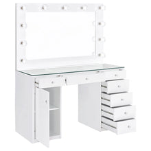 Cargar imagen en el visor de la galería, Acena Makeup Vanity Table with LED Mirror Set