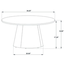 Load image into Gallery viewer, Franklin Round Pedestal Coffee Table Set