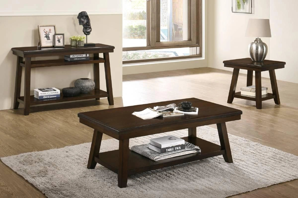 Liihct End Table in Walnut