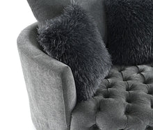 Cargar imagen en el visor de la galería, Sofi Button Tufted Swivel Chair