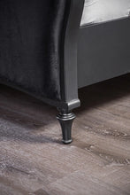 Cargar imagen en el visor de la galería, Melodi Parc E.King &amp; Queen Bed Black &amp; Silver