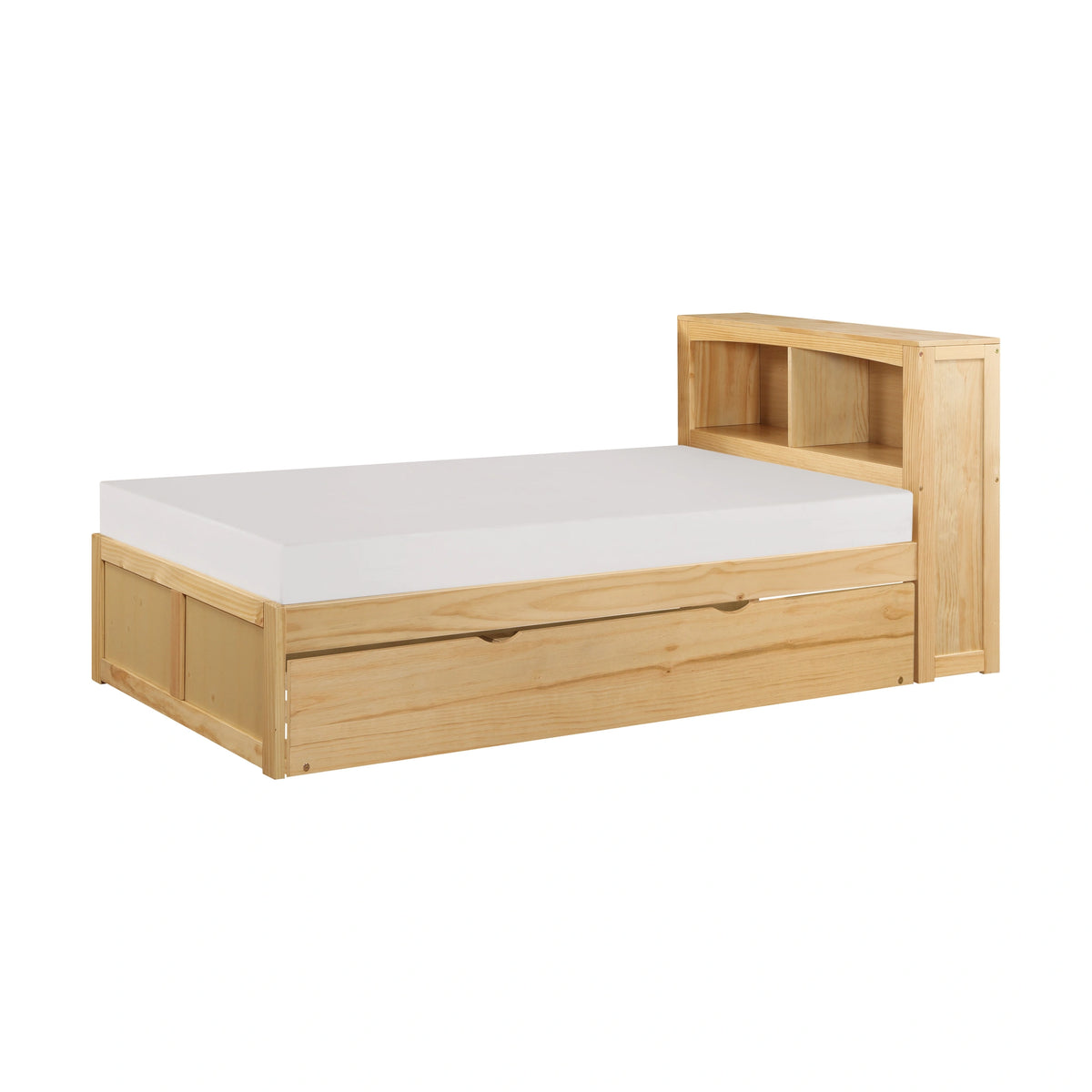 Bartly-(3) Twin Bookcase Platform Bed with Twin Trundle image