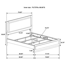 Cargar imagen en el visor de la galería, Caraway Panel Bed with LED Lighting