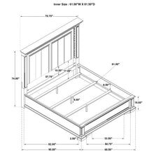 Cargar imagen en el visor de la galería, McKinney Panel Bed with LED Lighting