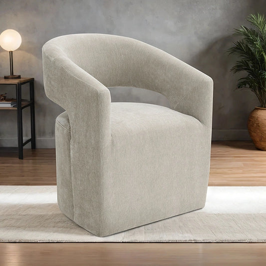 Tresa Arm Chair with Casters
