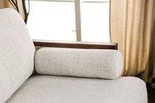Load image into Gallery viewer, ALESUND Loveseat, Beige/Light Oak, Natural &amp; Brown